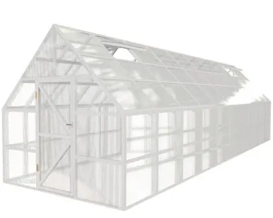 фото Теплица английская ЧЕЛСИ 3х10 м, цвет Белый (RAL 9003)