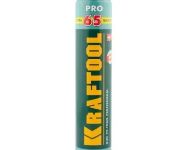 фото Пена KRAFTOOL KRAFTFLEX 65 монтажная,пистолетная, всесезонная, 850мл