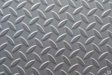 фото Лист рифленый чечевица 4мм (1500мм Х1000мм) вес 50 кг