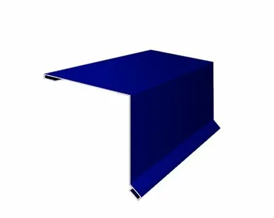 фото Ветровая планка 110х110мм 2,5 м темно-синяя