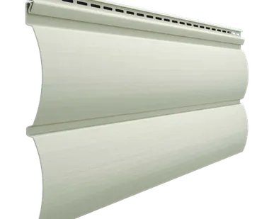 фото Сайдинг Docke Блок-Хаус D4.7T Сливки Деке Premium виниловый