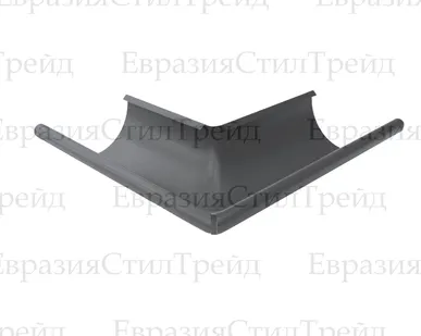 фото Угол желоба внешний D125 OSNO MATTE | RAL 7024 Серый графит