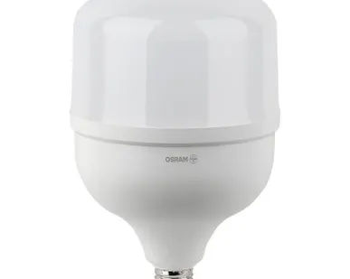 фото Лампа светодиодная LED HW T 50Вт (замена 500Вт) матовая 6500К холод. бел. E27/E40 5000лм угол пучка 200град. 140-265В PF&gt;/=09 OSRAM 4058075576872