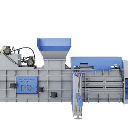 Фото №3 Горизонтальный пресс А60 для макулатуры, пленки
