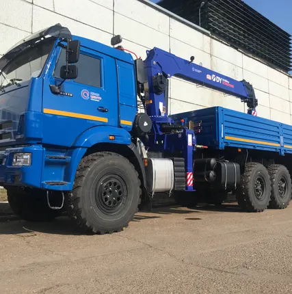 Фото №1 КамАЗ 43118 с КМУ кран манипулятором DongYang SS1956 АСЕ (8 тонн)