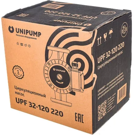 Фото №4 Циркуляционный насос фланцевый Unipump UPF 32-120 220 мм, 183 л/мин, 12 м напор, 83924