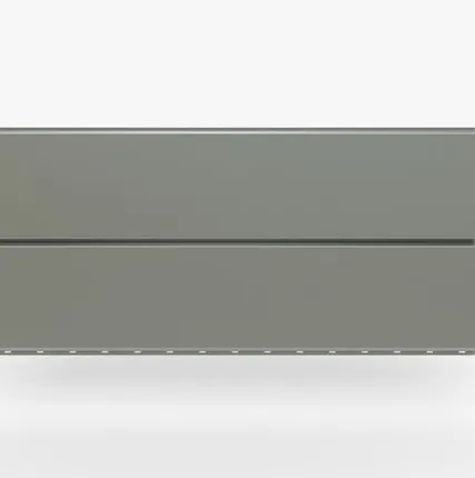 Фото №0 Сайдинг Металлический сайдинг «Евробрус» Premium, 0.5 мм RAL 7047, Телегрей 4