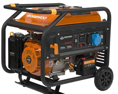 фото Бензиновый электрогенератор Daewoo GDA 8800E / 7 кВт