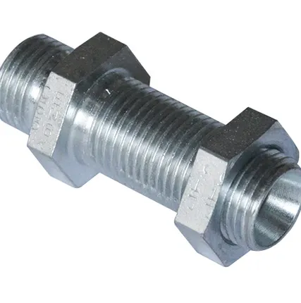 Фото №0 113608.1 - Фитинг соединитель трубок для перегородок 15L (М22x1.5 - М22х1.5), 315 бар, нерж. сталь