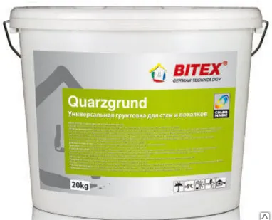 фото Bitex  Quarzgrund Грунтовка с кварцевым песком 15кг (33)