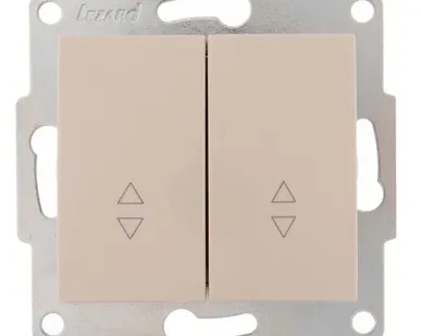 фото Механизм выключателя проходного 2-кл. 1п СП Karina 10А IP20 крем. LEZARD 707-0388-106