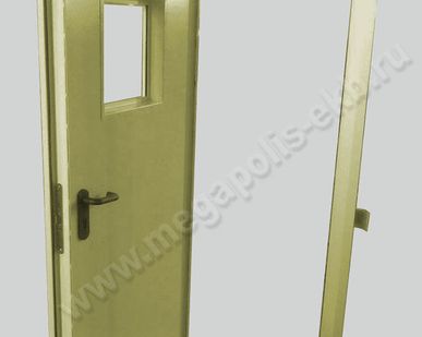 фото Дверь рентгенозащитная со стеклом