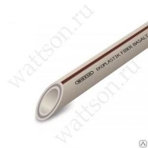 фото Труба армированная базальтовым волокном EKOPLASTIK Труба PN20 PP-RCT FIBER