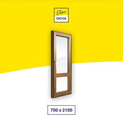 Фото №0 Деревянная дверь из дуба поворотное 700x2100