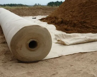 фото Геотекстиль (плотность 200гр/м2) (2,0х50 м) (100м2)