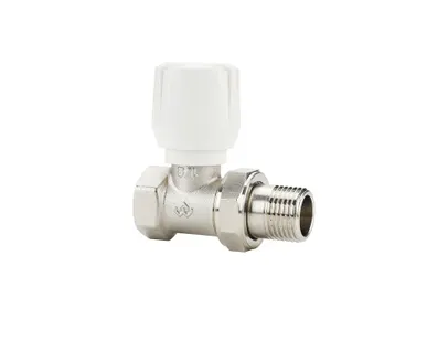 фото Клапан ручной радиаторный прямой 1/2" н.р.-в.р. Varmega VM10101