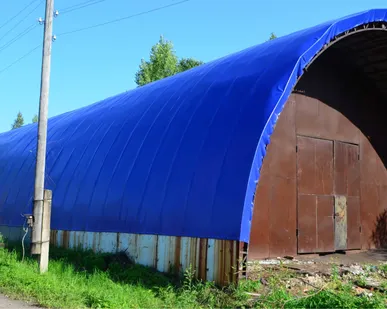 фото Утепленные полога из брезента, ПВХ, тарпаулина, оксфорда