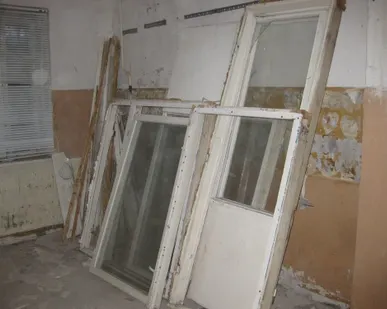 фото Демонтаж оконных блоков