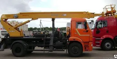 фото Автогидроподъемник ПСС-131.22Э на шасси КАМАЗ-43253 (4х2)