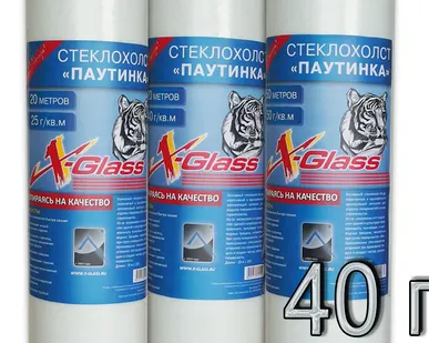 фото Стеклохолст (паутина) 40г/м2 50м2