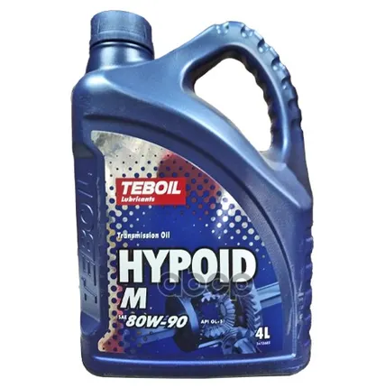Фото №0 Масло трансмиссионное Hypoid M 80w90 4л TEBOIL - 3456361 Teboil арт. 3456361