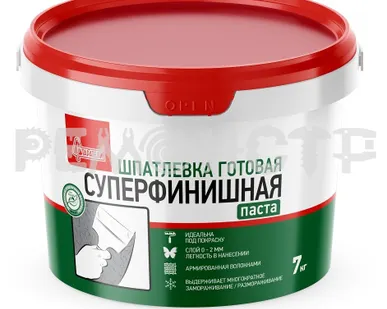 фото Шпатлевка готовая  7кг СУПЕРФИНИШНАЯ Старатели (100) П