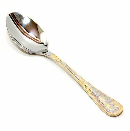 Фото №0 Ложка столовая SWISS LINE SL-01S, нерж. сталь, золото