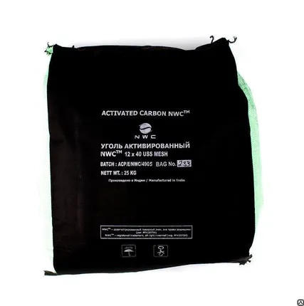 Фото №0 Сорбционно-фильтрующий материал NWC активированный уголь 12*40 50л