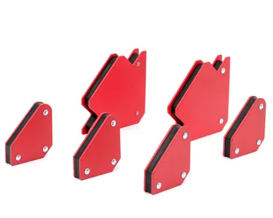 фото Набор угольников магнитных Bohre 45/90/135 градусов, 5кг - 4 шт, 11,5кг -2 шт