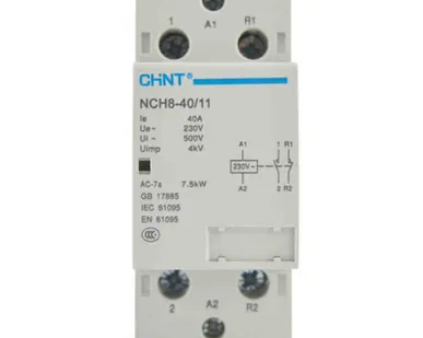 фото Контактор модульный NCH8-40/хх (AC 220V 2НО)
