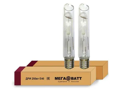 фото Лампа газоразрядная металлогалогенная ДРИ 250/4000К E40 (25) МЕГАВАТТ 02966