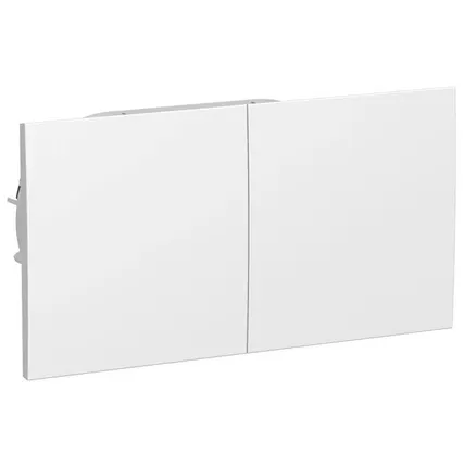 Фото №0 Розетка 2-м СП AtlasDesign 16А IP20 с заземл. защ. шторки со сдвижн. крышкой в сборе бел. SE ATN000128