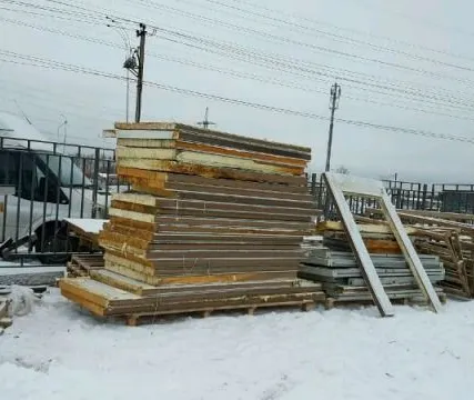 Фото №0 Сэндвич панели Бу с с разбора ппу 100 мм, 2,08 м