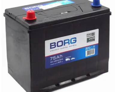 фото Аккумулятор BORG Standard Asia 80D26R 75 Ач п.п. (ТУРЦИЯ)