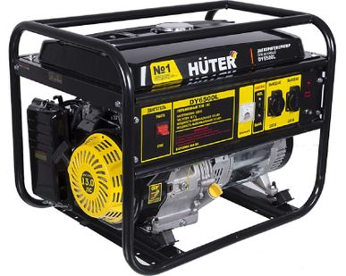 фото Бензиновый электрогенератор Huter HT 6500L, 5 Квт