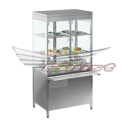 Фото №1 Прилавок-витрина для холодных закусок ПВХ1500