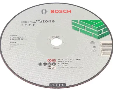 фото Круг отрезной по камню 115x2,5х22мм BOSCH Expert for Stone, 2608600320