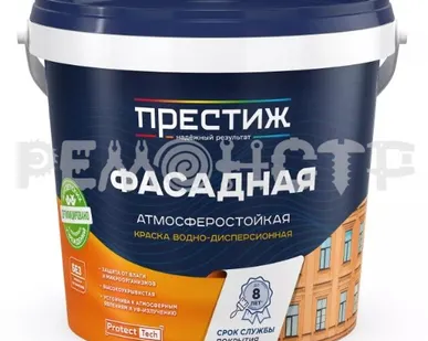 фото Краска вд фасад  1,4кг ВД-АК-212_F20  ПРЕСТИЖ (8) ВМ (под заказ) П