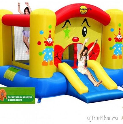Фото №0 Надувной батут Happy Hop Клоун 9201