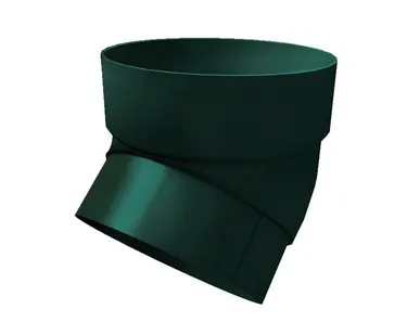 фото Колено трубы 45 град. ПВХ Grand Line зелёный (RAL 6005)