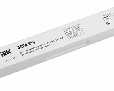 фото ЭПРА 2х18Вт Т8/G13 (290х30х27) LLV218D-EBFL-2-18