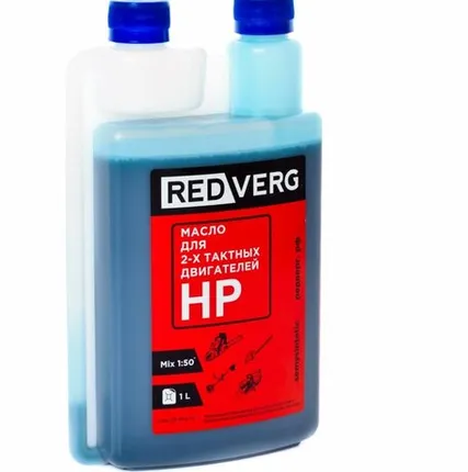 Фото №0 Масло RedVerg 2-х тактное полусинтетика c дозатором (1л)