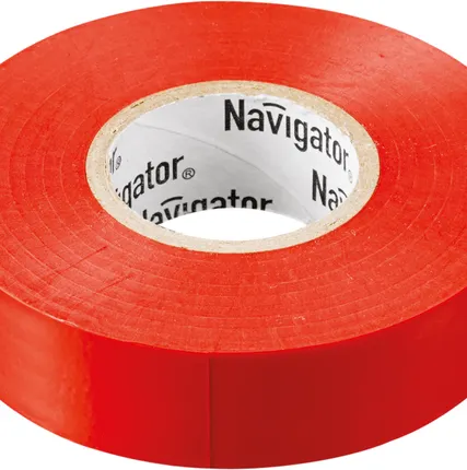 Фото №0 Изолента ПВХ 15мм (рул.20м) красн. NIT-B15-20/R Navigator 71104
