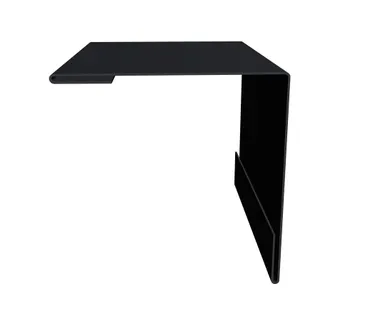 фото Угол внешний простой фальц 0,5 GreenCoat Pural BT, matt RR 33 черный (RAL 9005 черный)