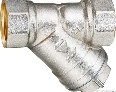 фото Фильтр латунный косой HLV 11/4"