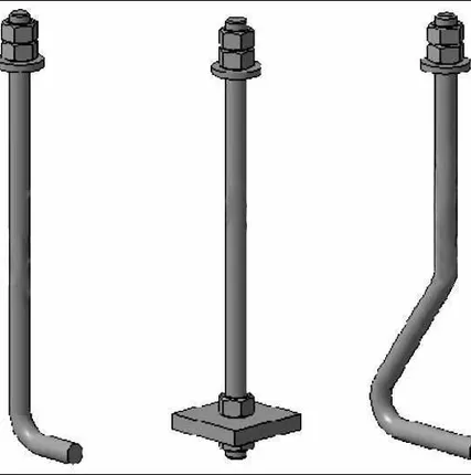 Фото №0 Болт фундаментный тип 1.1, 1.2, 2.1, 2.2, 5, 6.1, 24379.1-2012, 09Г2С, ст.3