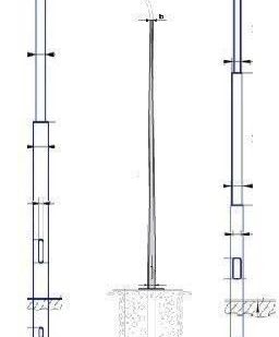 фото Опора освещения ОТ3ф-12,0