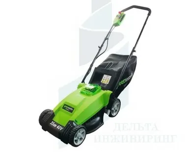 фото Газонокосилка аккумуляторная GreenWorks G40LM35K2