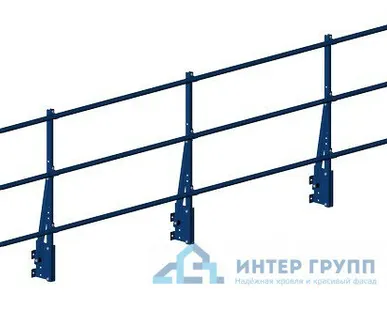 фото Ограждение парапетное ELITE H-900/3,0м (3трубы) ГОСТ Р 53254-2009 V1, V2