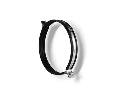 фото Хомуты для горизонтального крепления воздуховодов с резиновым профилем 160mmМ8